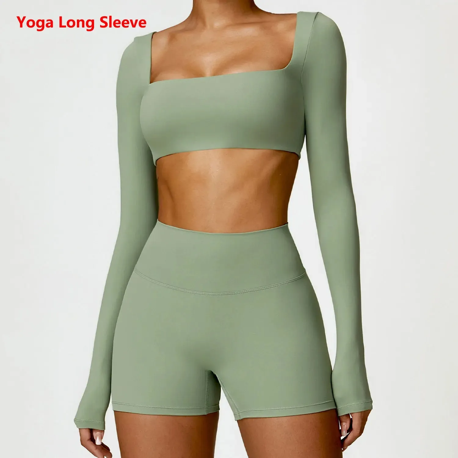 Winter Women's Yoga Long-Sleeved Fitness Top - Outdoor Running Brushed T-shirt
