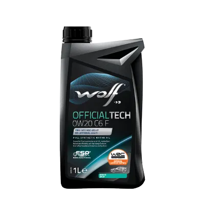 Wolf Officialtech 0W20 C6 F Engine Oil - 1 Litre