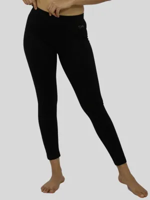 Women Black Solid Tights AERO SPRINTER-XC-BK