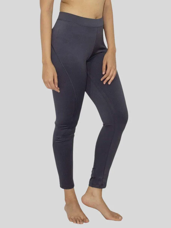 Women Steel Grey Solid Tights AERO SPRINTER-XC-STG