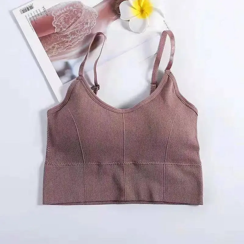 Women's High Impact Solid Sports Bra - Sexy Gym Fitness Yoga Running Top