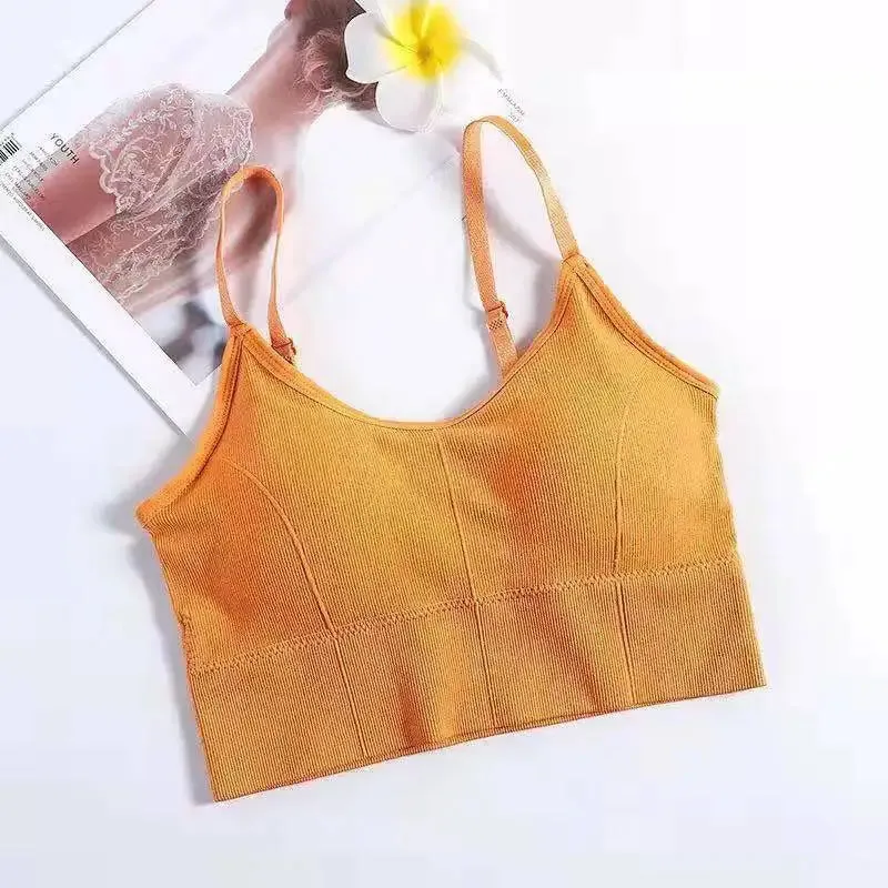 Women's High Impact Solid Sports Bra - Sexy Gym Fitness Yoga Running Top
