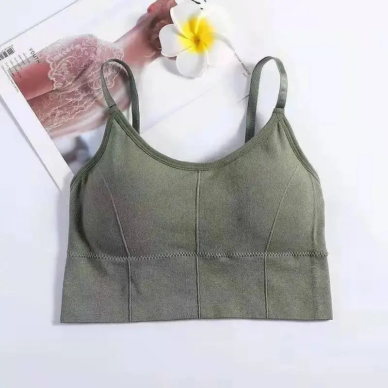 Women's High Impact Solid Sports Bra - Sexy Gym Fitness Yoga Running Top