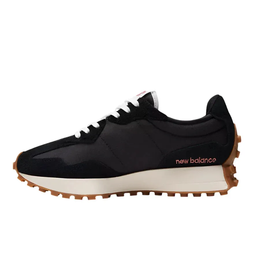 WOMEN'S NEW BALANCE 327 | BLACK / WHITE / MINERAL RED
