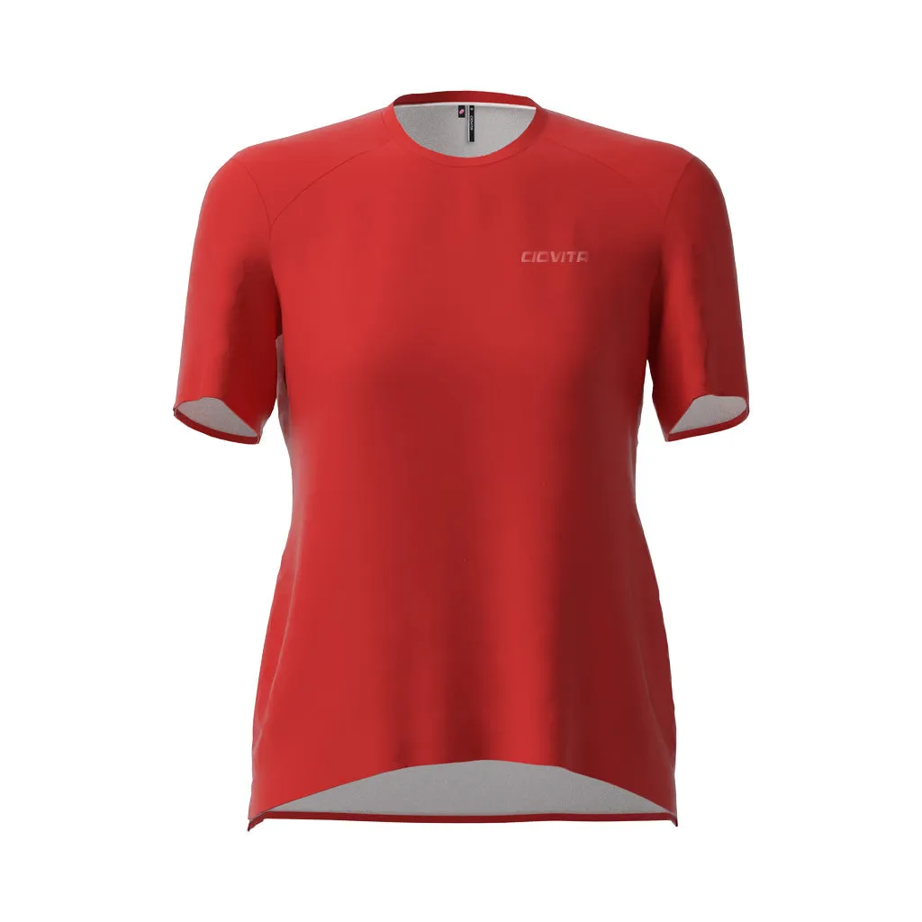 Women's Short Sleeve Tech Tee (Red)