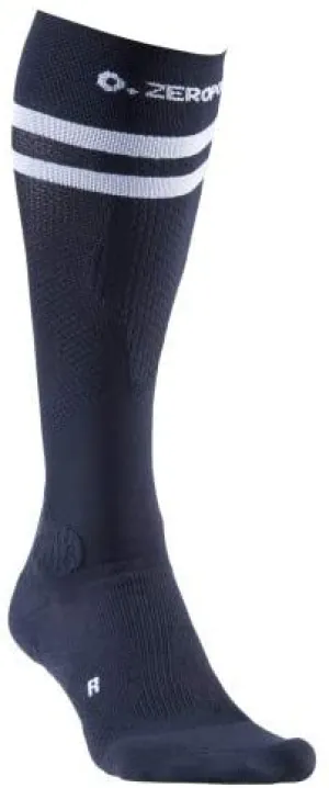ZEROPOINT Compression Socks Black 2 Stripe Mens - SAVE 50%