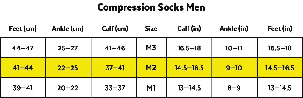 ZEROPOINT Compression Socks Neon Yellow Mens - SAVE 50%