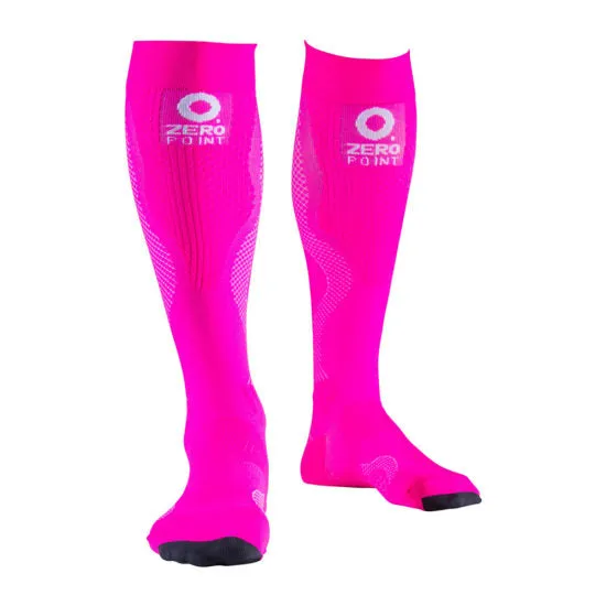 ZEROPOINT Compression Socks Pink Womens